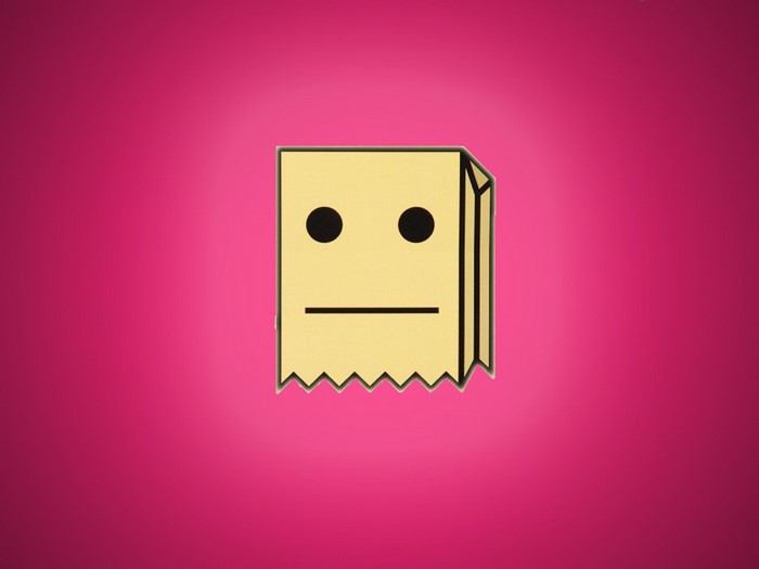 Mr Fijiwiji logo with paper bag face