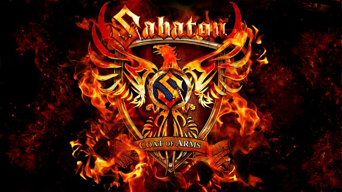 Sabaton Coat of Arms with Phoenix and Flames