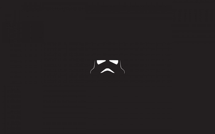 Stormtrooper helmet logo from Star Wars