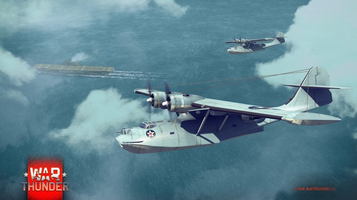 War Thunder: Seaplanes escorting an aircraft carrier