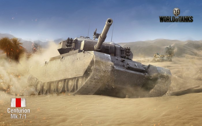 Centurion Mk.7/1 tank in World of Tanks
