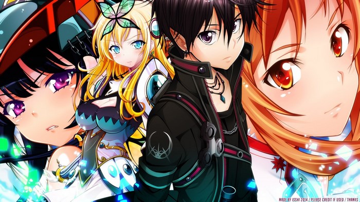 Anime characters from Sword Art Online