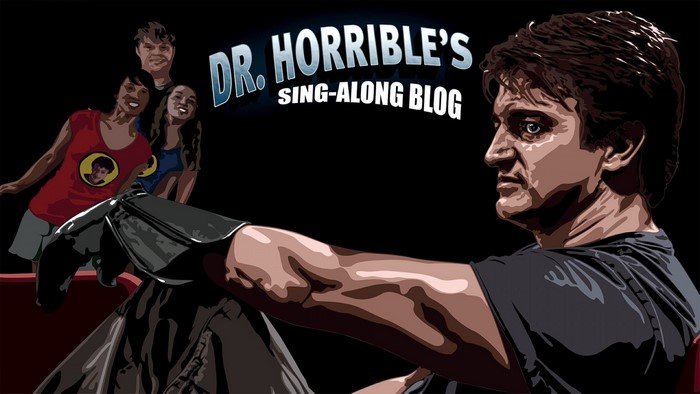 Dr. Horrible's Sing-Along Blog characters illustration
