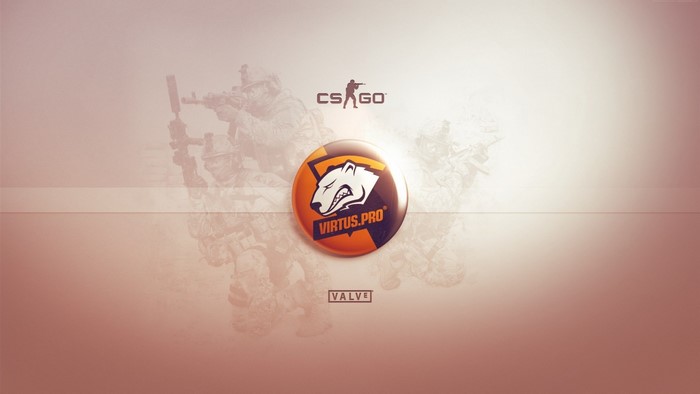 CS:GO Virtus.Pro logo with Valve branding