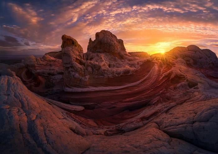 White Pocket, Arizona at Sunset