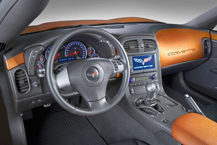 Chevrolet Corvette C6 Interior Dashboard and Steering Wheel