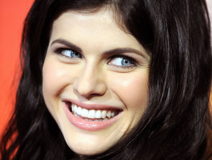 Close-up Portrait of Alexandra Daddario Smiling