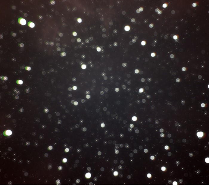 Bokeh lights on a dark background