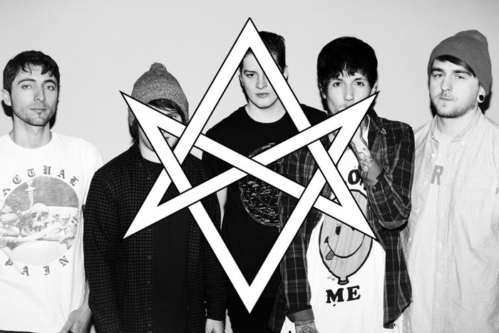 Bring Me the Horizon band members with star overlay
