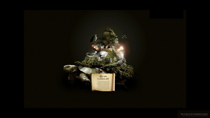 The Turtle of Enormous Girth Digital Art