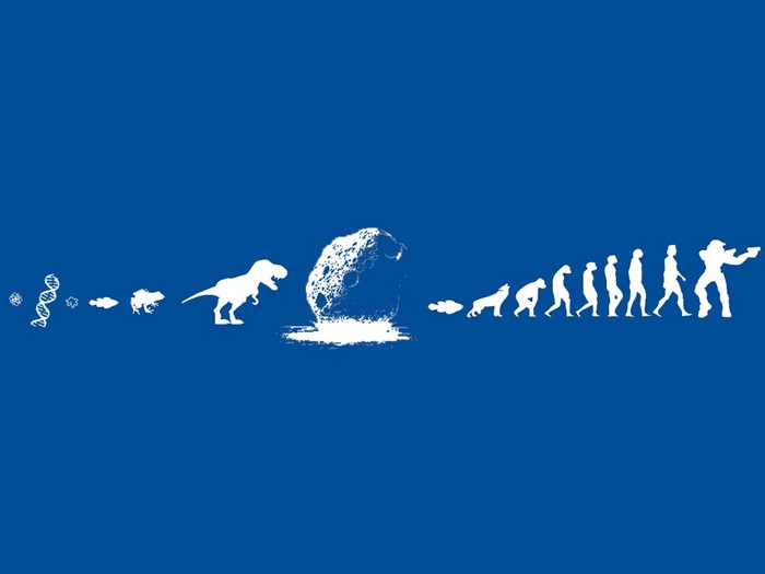 Evolution of life from DNA to Halo's Master Chief