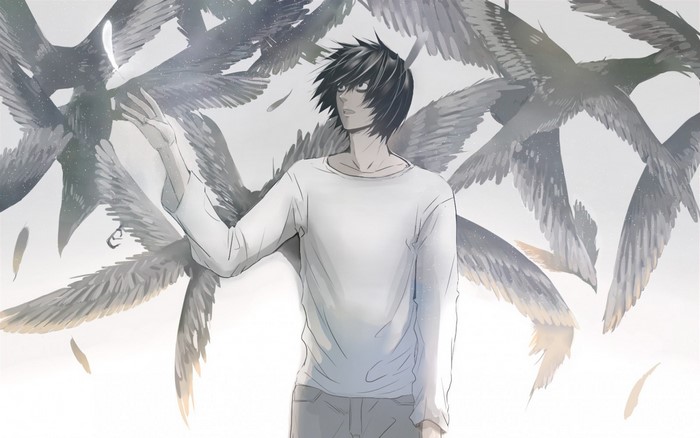 Lawliet L with Ravens from Death Note