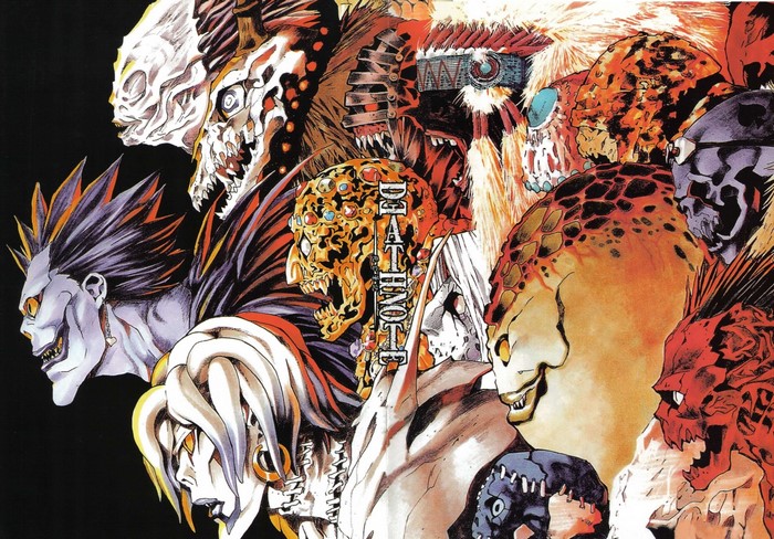 Death Note Shinigami illustration by Takeshi Obata