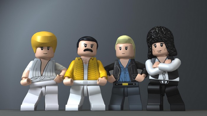 Lego Queen band members