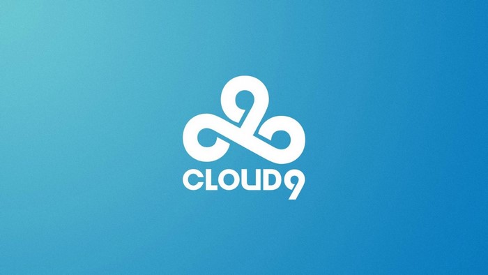 Cloud9 logo on a blue gradient background