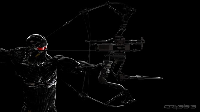 Crysis 3 Nanosuit soldier with bow and arrow