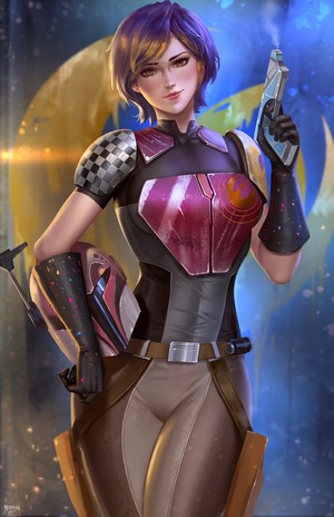 Sabine Wren from Star Wars: Rebels fan art