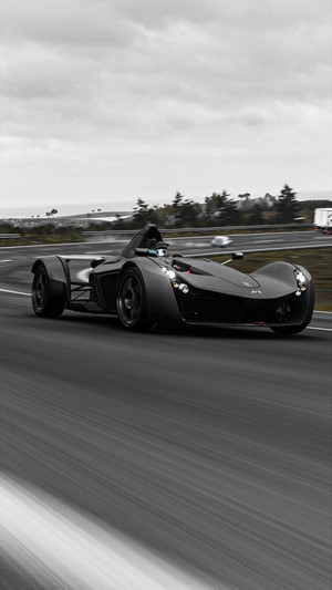BAC Mono car on a race track in Forza Horizon 4