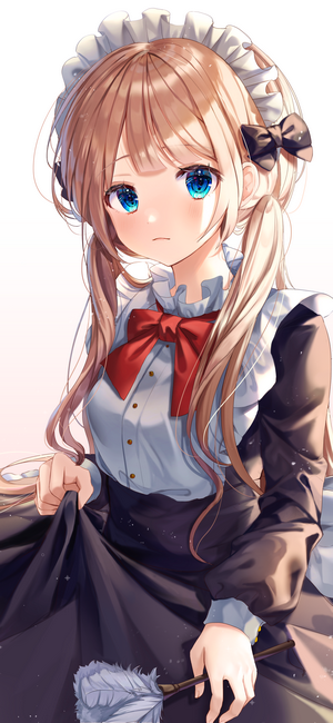 Myowa Anime Maid with Blue Eyes