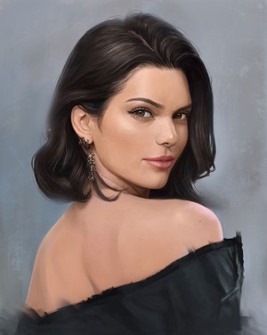 Portrait of Kendall Jenner by Kim Sung Hwan