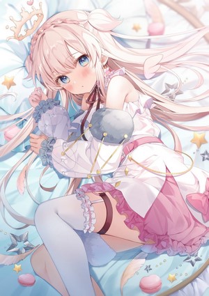 Kanda Done Anime Girl with Crown and Dress
