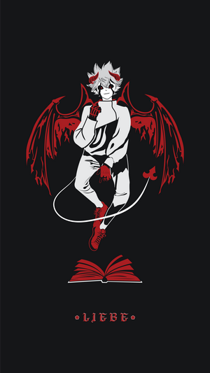 Asta with Demon Wings from Black Clover