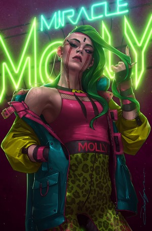Molly from Miracle Neon Artwork by JeeHyung Lee