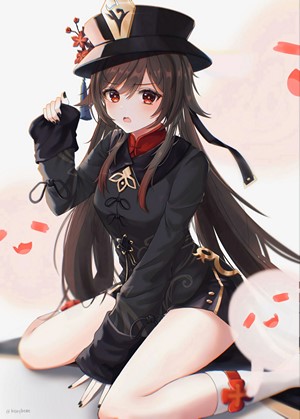 Hu Tao from Genshin Impact Artwork