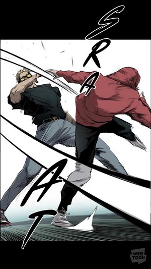 Manhwa characters fighting