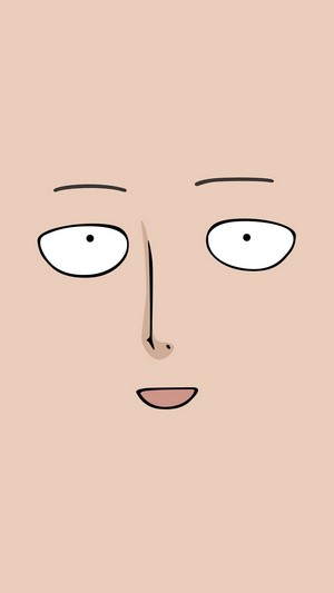 Saitama from One-Punch Man close-up