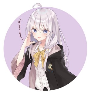 Elaina from Majo no Tabitabi with Silver Hair
