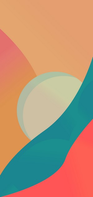 Abstract geometric shapes with gradient colors