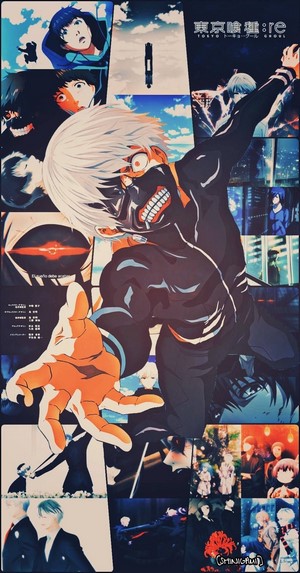 Ken Kaneki from Tokyo Ghoul collage
