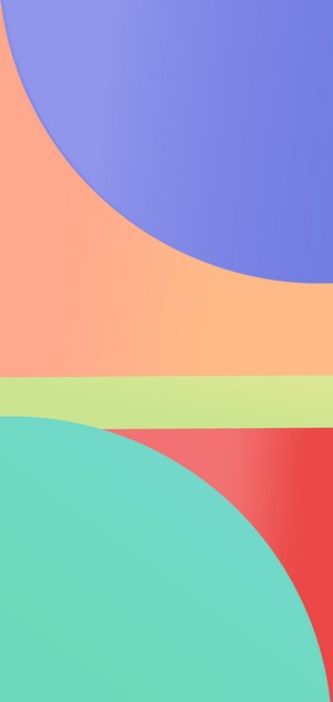 Abstract geometric shapes with gradient colors
