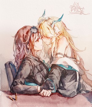 Moyu Marginal Anime Girls Intimate Moment