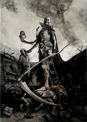 Death in a Trench with a Scythe