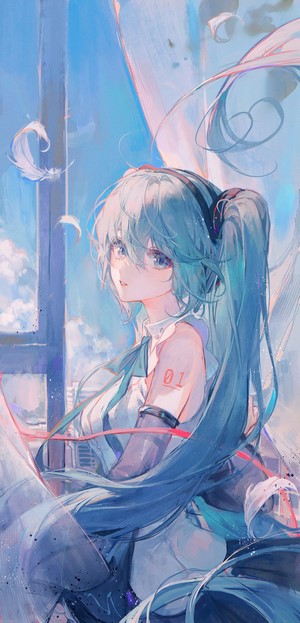Hatsune Miku from Vocaloid