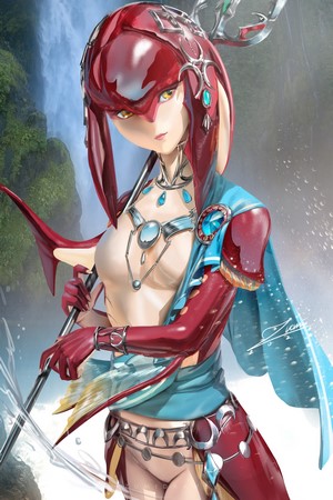 Mipha from The Legend of Zelda Breath of the Wild