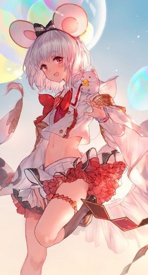 Vikala from Granblue Fantasy with mouse ears