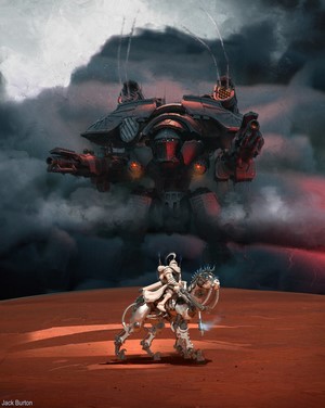 Warhammer Titan and Rider on Camel