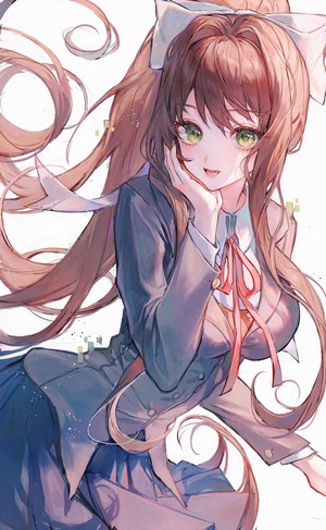Monika from Doki Doki Literature Club