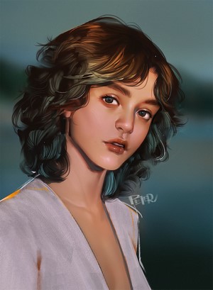 Portrait of a woman by Peter Xiao