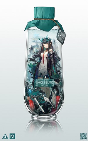 Dusk from Arknights in a bottle
