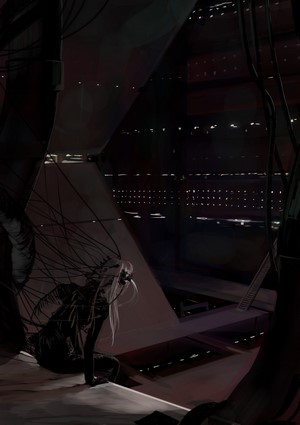 Cyborg from Blame! fan art
