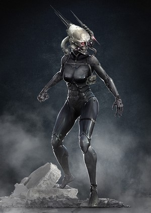 Cybernetic Skull Warrior from Warhammer 40,000