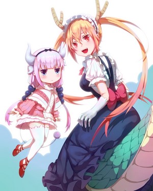 Tohru and Kanna from Kobayashi-san Chi no Maid Dragon