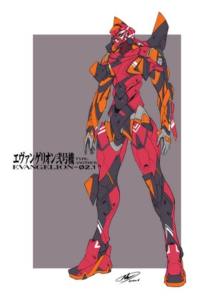 EVA Unit 02 from Neon Genesis Evangelion