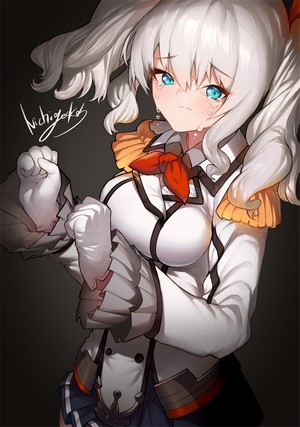 Kashima from Kantai Collection crying
