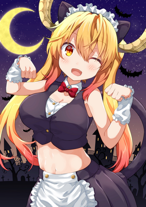 Tohru from Kobayashi-san Chi no Maid Dragon in Halloween Outfit