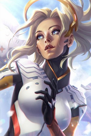 Mercy from Overwatch fan art